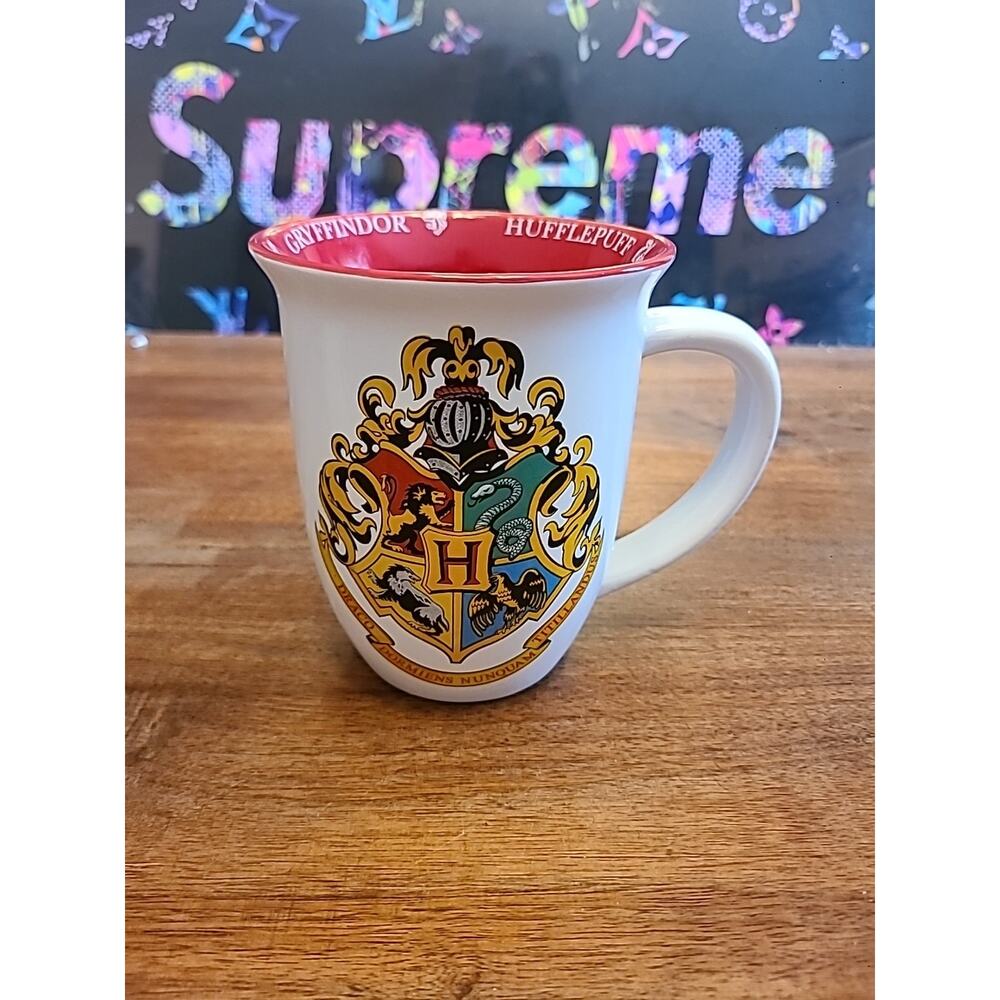 Harry Potter Coffee Tea Hot Cocoa Mug Hogwarts School Crest Ceramic Cup 16 OZ
